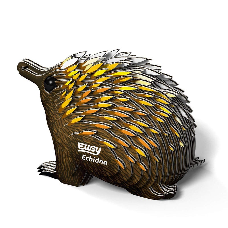 اوجي أحجية Eugy Echidna ثلاثية الأبعاد مكونة من 26 قطعة ألغاز تعليمية صديقة للبيئة للأولاد والبنات والأطفال من سن 6 سنوات فما فوق - Image 2